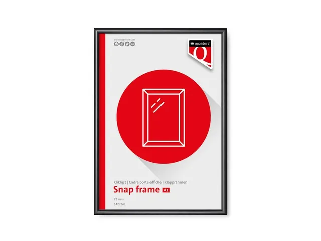 Kliklijst Quantore A1 25mm zwart