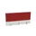 opzetpaneel,v. bureau,aanbouw achter,B 1200mm,Bl-wit,BN4011-rood