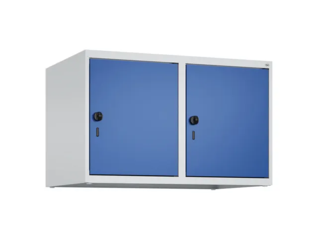 opzetkast,v. locker,2vak.,vak B 400mm,HxBxD 500x800x500mm,draaigrendel