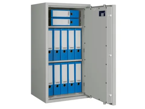 kluis,veiligheidsniveau 1,HxBxD 950x500x420mm,2niveaus,romp RAL7035