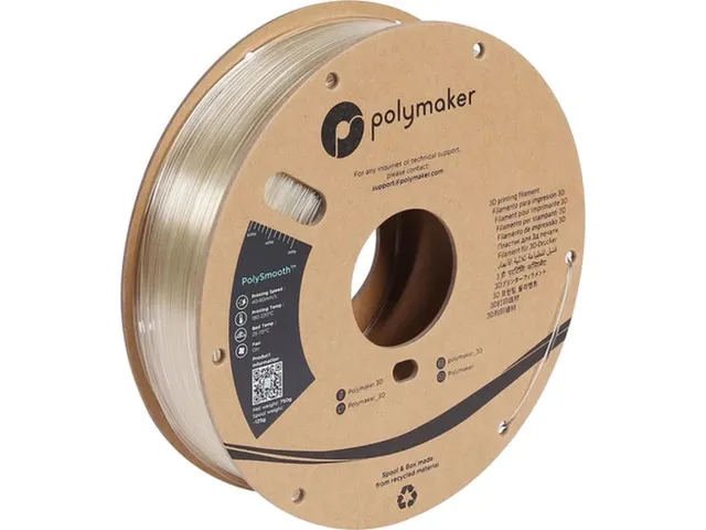 Polymaker 3D filament PolySmooth PVB 1.75mm Transparant 0.75kg