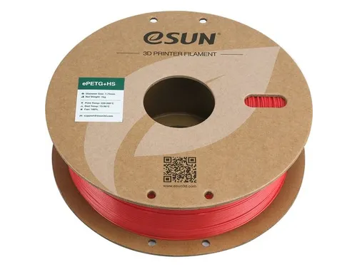 eSUN 3D Printer Filament ePETG+HS 1,75mm Rood 1kg