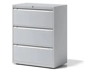hangmappenkast,HxBxD 1000x800x470mm,3hangmappenframes,romp lichtgrijs - 2