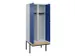 locker voor scheiding van kleding,HxBxD 2120x800x815mm,2vak