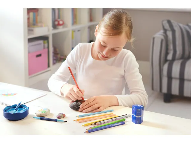 Kleurpotlood Faber-Castell Colour Grip 2001 kartonnen etui a 12 stuks