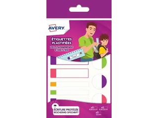 Lamineer Etiket Fluo Assorti 24 stuks - 1