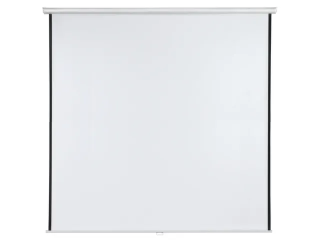 Projectiescherm Afmetingen 240x240 Cm Formaat 1:1 Handbediend