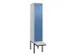locker voor scheiding van kleding,HxBxD 2120x400x815mm,1vak