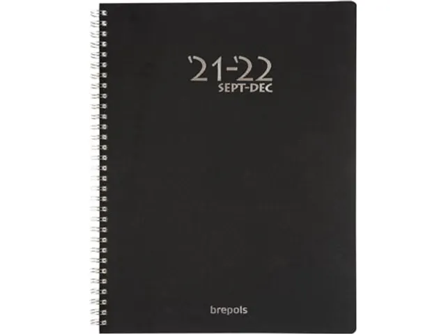 schoolagenda A4 Polyprop, zwart, 2026-2027