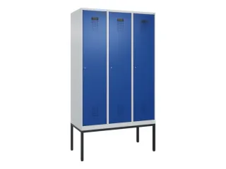 locker voor scheiding van kleding,HxBxD 2120x1200x500mm,3vak - 2