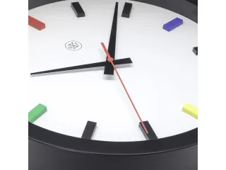 Kleurrijke wandklok - 36cm - Stille klok - Multicolor - nXt by NeXtime - 5