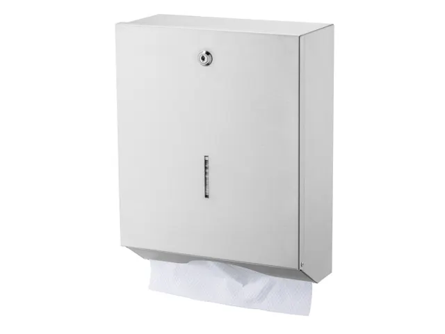 Rvs Handdoekdispenser Groot C-vouw Z-vouw