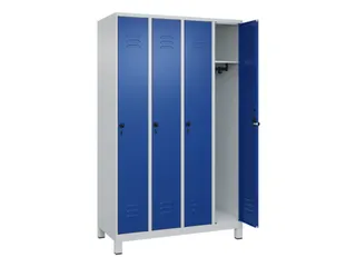 locker,HxBxD 1950x1200x500mm,4vak,vak B 300mm,draaigrendel,voeten - 2