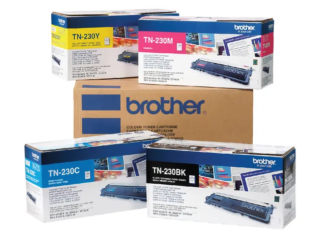 Tonercartridge Brother TN-230Y geel