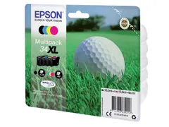 Inktcartridge Epson 34XL T3476 zwart + 3 kleuren C13T34764010