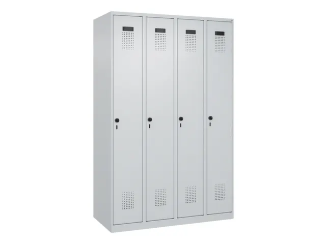 locker voor scheiding van kleding,HxBxD 1850x1200x500mm,4vak