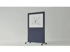 OUTLET Silva verrijdbaar akoestisch whiteboard blauw 200x120cm