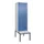 PBM-locker met bank,HxBxD 2120x600x815mm,2vak,vak B 300mm,cil.-slot