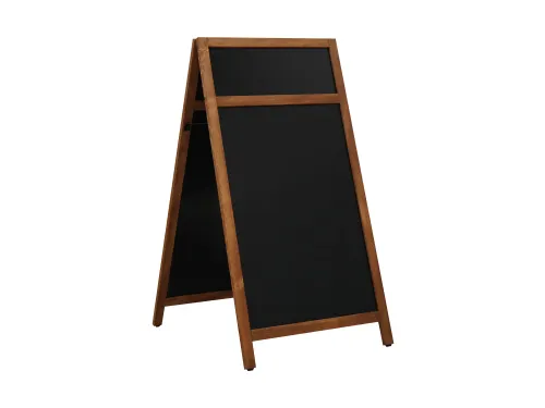 Europel Krijtstoepbord met Topbord 660 x 1280 mm Natural