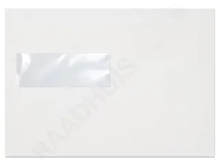 Dienstenvelop Venster Links Raadhuis 156x220mm Ea5 Wit Gegomd - 5
