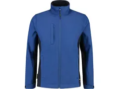 Tricorp 402002 TJ2000 Bicolor softshell, rood/blauw/marineblauw, maat