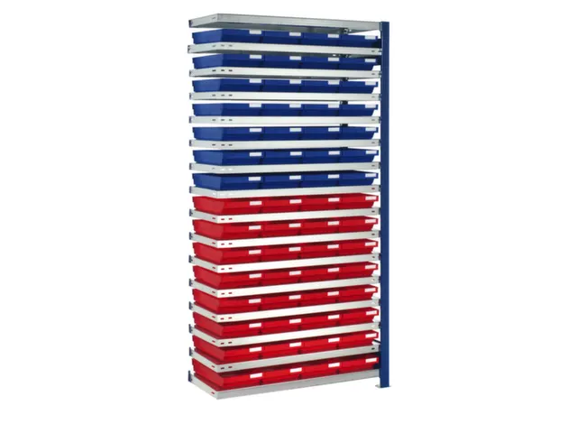 zichtbakkenstelling,aanbouwveld,HxBxD 2000x1006x400mm,60bakken