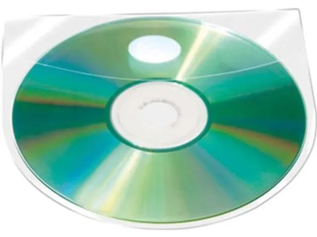 CD Hoes Met Flap Zelfklevend PP 10 Stuks
