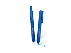Markeerstift intrekbaar detecteerbaar blauw blauwe inkt 10 stuks