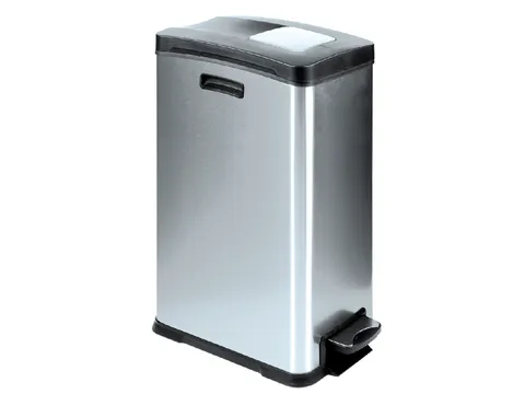 Afvalbak Rejoice EKO 30 liter met kunststof binnenbak RVS