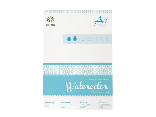 Aquarelblok Conda A3 230gr