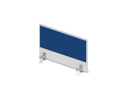 opzetpaneel bureau aanbouw zijkant Bl-wit BN6016-blauw 800mm