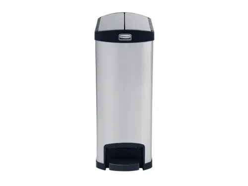 Pedaalemmer Slim Jim Step On End Mat RVS 50 Liter Zwart