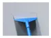 Grattoir Vikan 2909-3 lame flexible 260mm bleu