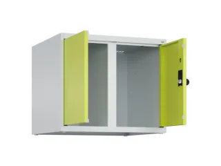 opzetkast,v. locker,2vak.,vak B 300mm,HxBxD 500x600x500mm,vleugeldeur - 2