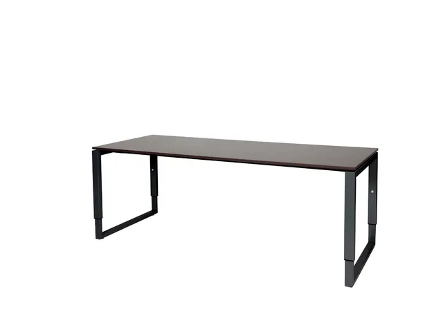 Domino Plus Bureau Hoogte Verstelbaar 2000x800mm Robson Eiken Zwart