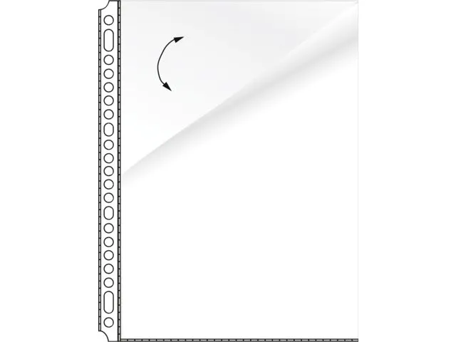 Showtas Kangaro A4 23-Gaats Pp 0.18mm Glad 2 Zijden Open