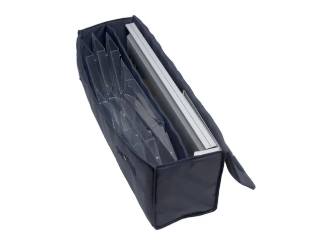 vouwbaar folderrek,HxBxD 1150x250x360mm,v. 7xDIN A4