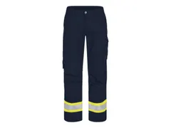 Tranemo 6021 werkbroek, fluo geel/marineblauw, maat 25, per stuk