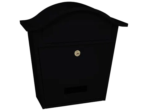 Wandbrievenbus Tatifan Zwart Staal