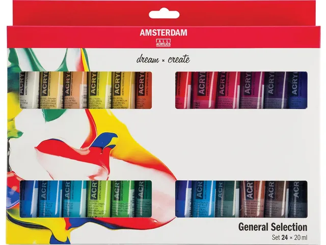 Acrylverf Tube Van 20 Ml, Etui Van 24 Stuks