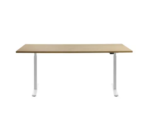 Elektrisch ihv bureau,HxBxD 700-1200x1800x800mm,blad esdoorn