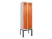 locker voor scheiding van kleding,HxBxD 2120x600x500mm,2vak