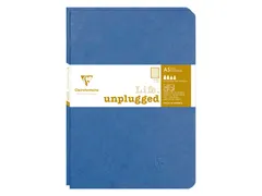 Schrift Clairefontaine A5 lijn 96 pagina's 90gr blauw seal à 2 stuks