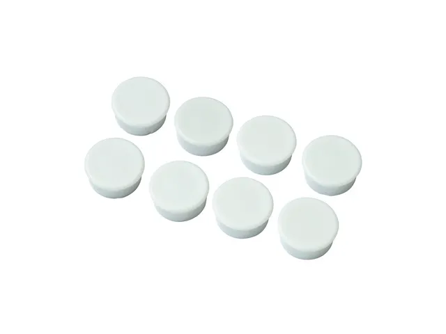 Magneten Millex 15mm wit set a 8 st.