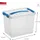 Q-line opbergbox 9L transparant blauw - 30x20x22,3cm
