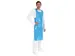 Franz Mensch 23176 Hygostar Schort PE 125x70cm Blauw 500 stuks