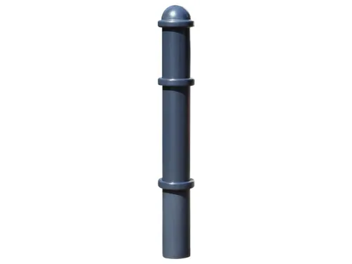 Trottoirpaal 900mmØ102mm Met Halve Kogel-kap In Te Beton Gieten