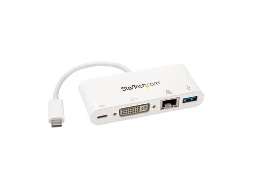 Usb-C Multiport Adapter Voor Laptops Dvi Gbe Usb 3.0