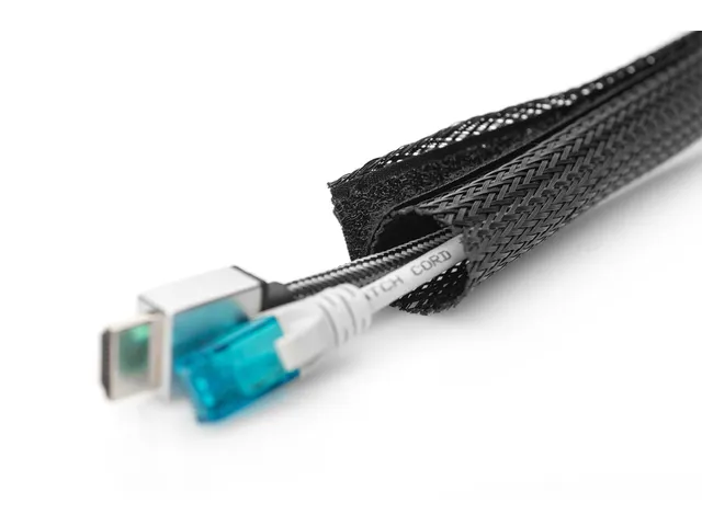 DIGITUS flexibele kabelbuis 2 Meter met klittenband
