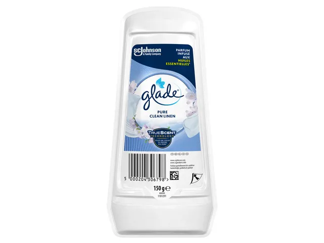 Désodorisant Glade Gel Continu Pure Clean Linen 150g